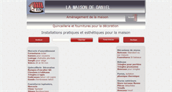 Desktop Screenshot of la-maison-de-daniel.fr